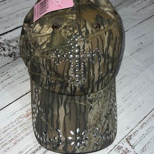 Blazin Roxx nail studded cross cap